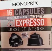 Mängden socker i Capsules Expresso