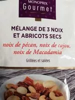 Mängden socker i Mélange de graines grillées salées et d'abricots secs