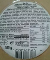 Mängden socker i La salade du moment riz, chorizo