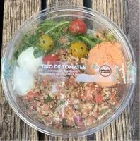 Mängden socker i Salade trio de tomates
