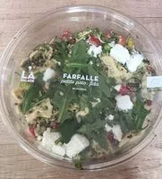 Mängden socker i Farfalle petit pois feta