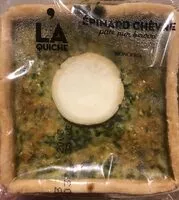 Mängden socker i Quiche épinard chèvre