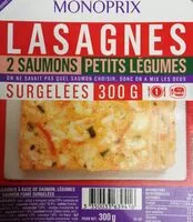Mängden socker i Lasagnes 2 saumons petits légumes