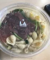 Mängden socker i Salade de pâte