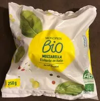 Mängden socker i Mozzarella