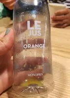 Mängden socker i LE JUS orange