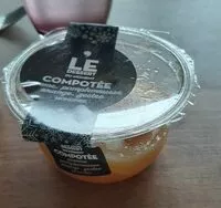 Mängden socker i Compotée pomme, pamplemousse, oranges, zestes