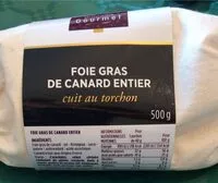 Mängden socker i Foie gras de canard entier cuit au torchon