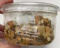 Mängden socker i Duo de lentilles