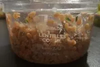 Mängden socker i Salade lentilles corail oeuf poché bacon fumé