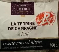 Mängden socker i La terrine de campagne à l'ail