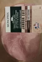 Mängden socker i Jambon cuit sup PSA VPF