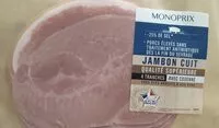 Mängden socker i jambon TSR 4T avec couenne