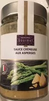 Mängden socker i Sauce crémeuse aux asperges