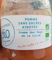 Mängden socker i Pommes sans sucres ajoutés