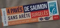 Mängden socker i PAVÉS DE SAUMON SURGELÉS