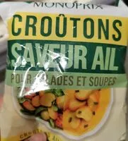 Mängden socker i Croûtons ail