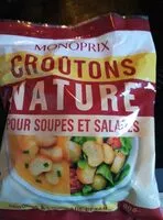 Mängden socker i Croûtons nature pour soupe et salades