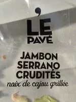 Mängden socker i Le pavé jambon Serrano crudité