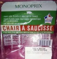 Mängden socker i Chair à saucisse