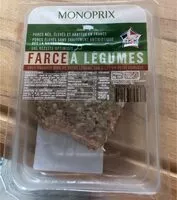 Mängden socker i Farce a legume