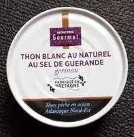 Mängden socker i Thon blanc au naturel au sel de Guérande