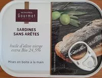 Mängden socker i Sardines sans arêtes a l'huile vierge extra bio