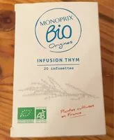 Mängden socker i Infusion Thym