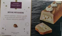 Mängden socker i Bûche pâtissière mousse marron mousse vanille