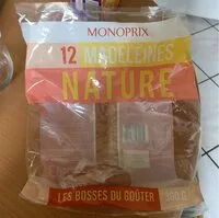 Mängden socker i Madeleines nature