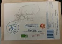 Mängden socker i 2 steaks hachés façon bouchère