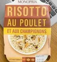 Mängden socker i Risotto au poulet et aux champignons