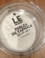 Mängden socker i Perles de tapioca