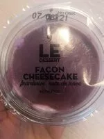 Mängden socker i Façon cheesecake