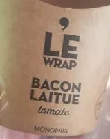Mängden socker i L'E WRAP Bacon Laitue Tomate