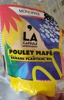 Mängden socker i Poulet mafé