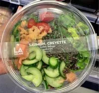 Mängden socker i Salade saumon, crevette