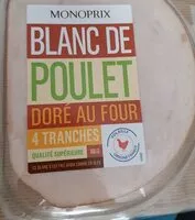 Mängden socker i Blanc de poulet doré au four