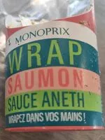Mängden socker i Wrap saumon sauce aneth
