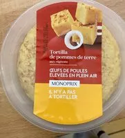 Mängden socker i Tortilla de pommes de terre