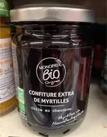 Mängden socker i Confiture extra myrtilles