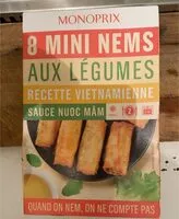 Mängden socker i 8 mini nems aux légumes