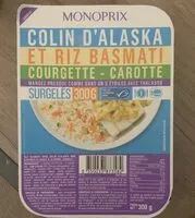 Mängden socker i Colin d’alaska et riz basmati