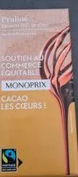 Mängden socker i Chocolat cacao les coeurs