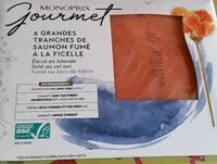 Mängden socker i Tranches de saumon fumé  à la ficelle