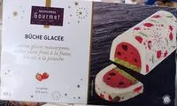 Mängden socker i Bûche glacée crème glacée mascarpone sorbet fraise