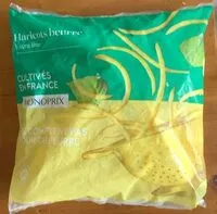 Mängden socker i Haricots beurre extra-fins