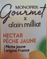Mängden socker i Nectar pêche jaune - Alain Milliat