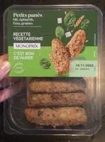 Mängden socker i Petits panés blé epinards feta graines