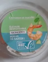 Mängden socker i Crevettes et tzatziki